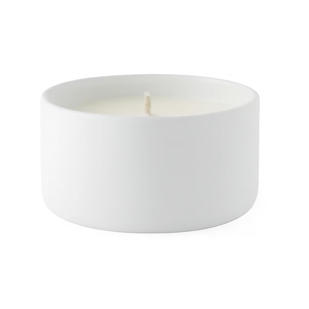 Calista Blanc candle jar