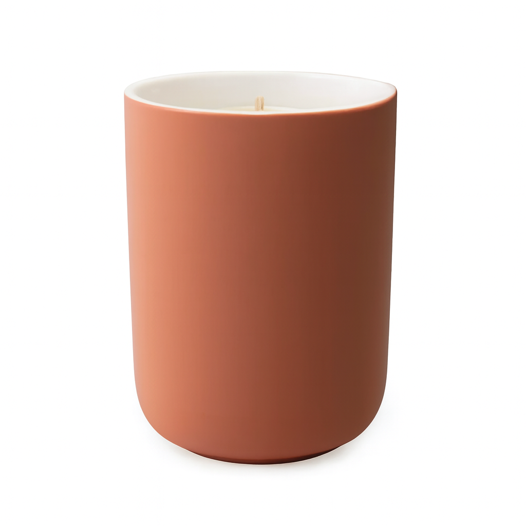 Coral Mirage candle jar