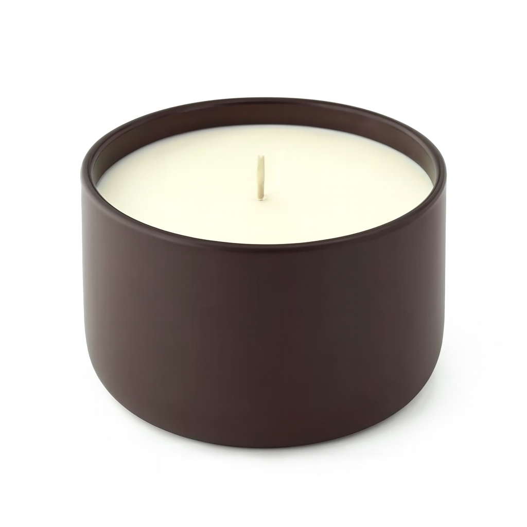 Mocha Luxe candle jar